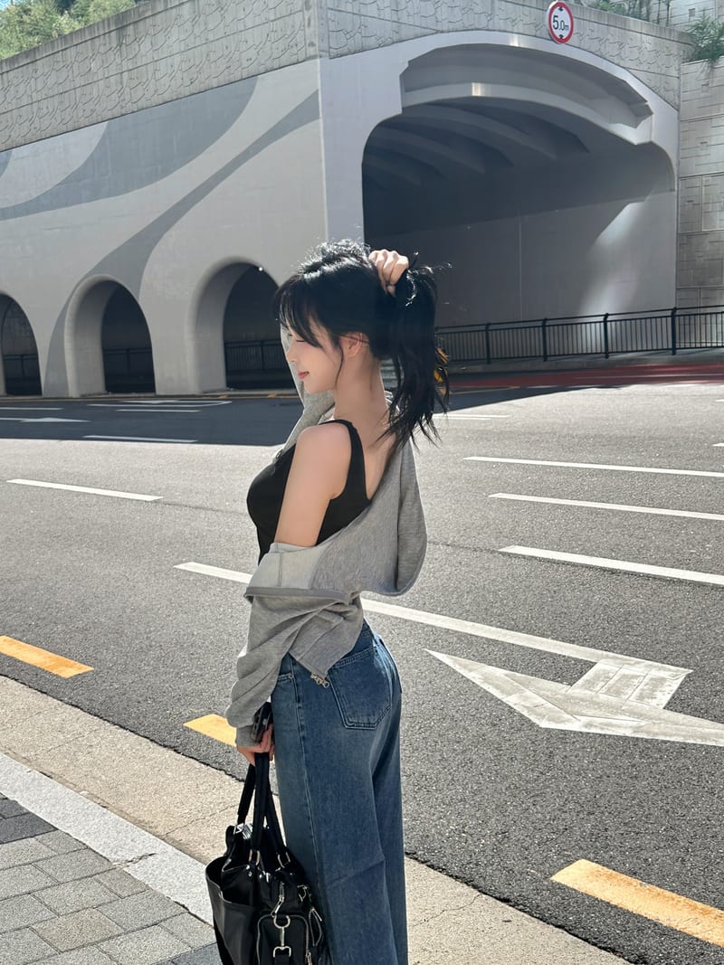 셀린 일자핏 중청 워싱 데님 상세 8