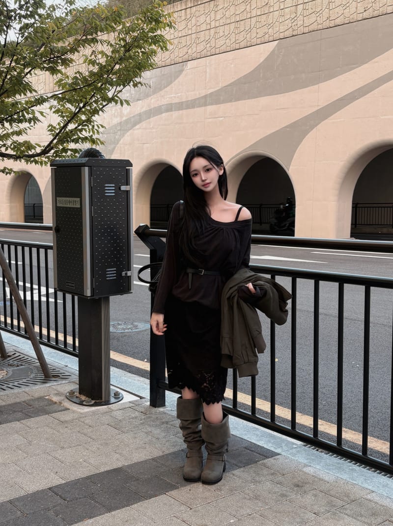 High-neck banded cotton blouson two-way jacket 하이넥 밴딩 면 블루종 투웨이 자켓 사진 6