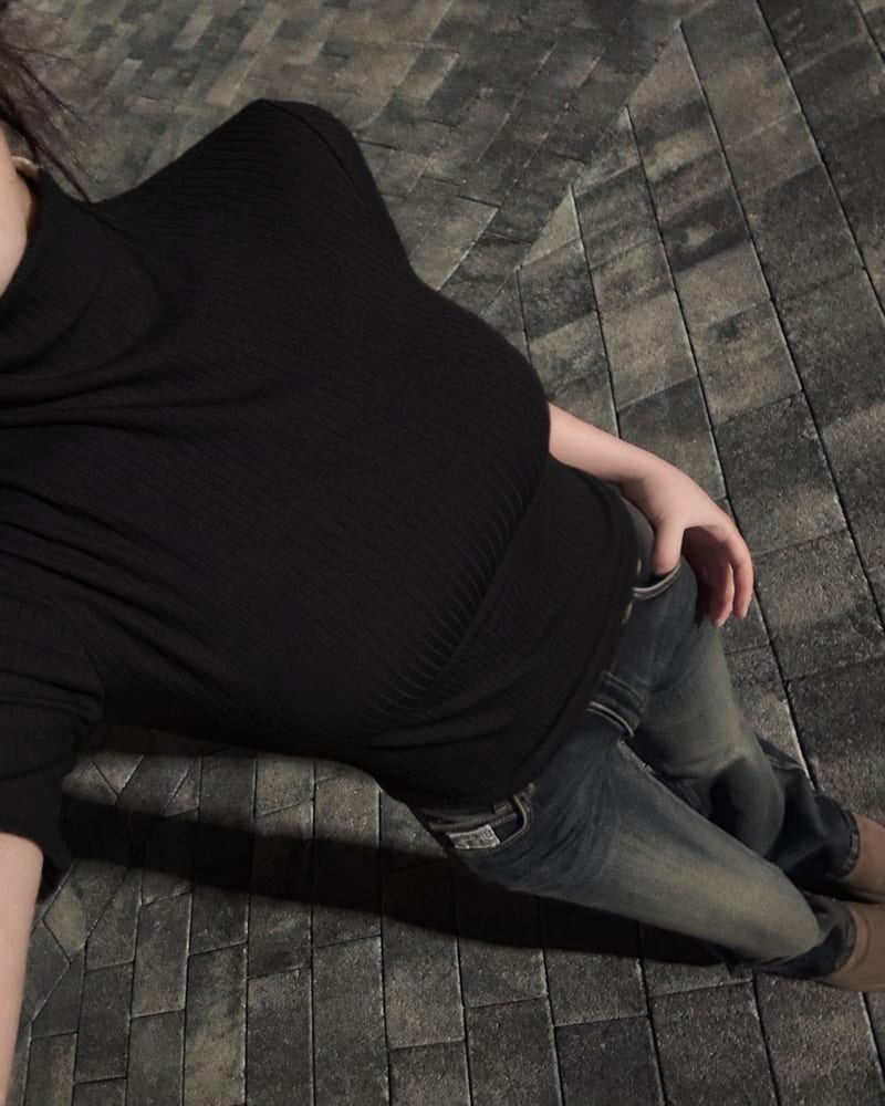 Short Sleeve Half-Neck Slim Polo T-Shirt 반팔 하프넥 슬림 폴라 티셔츠 사진 13