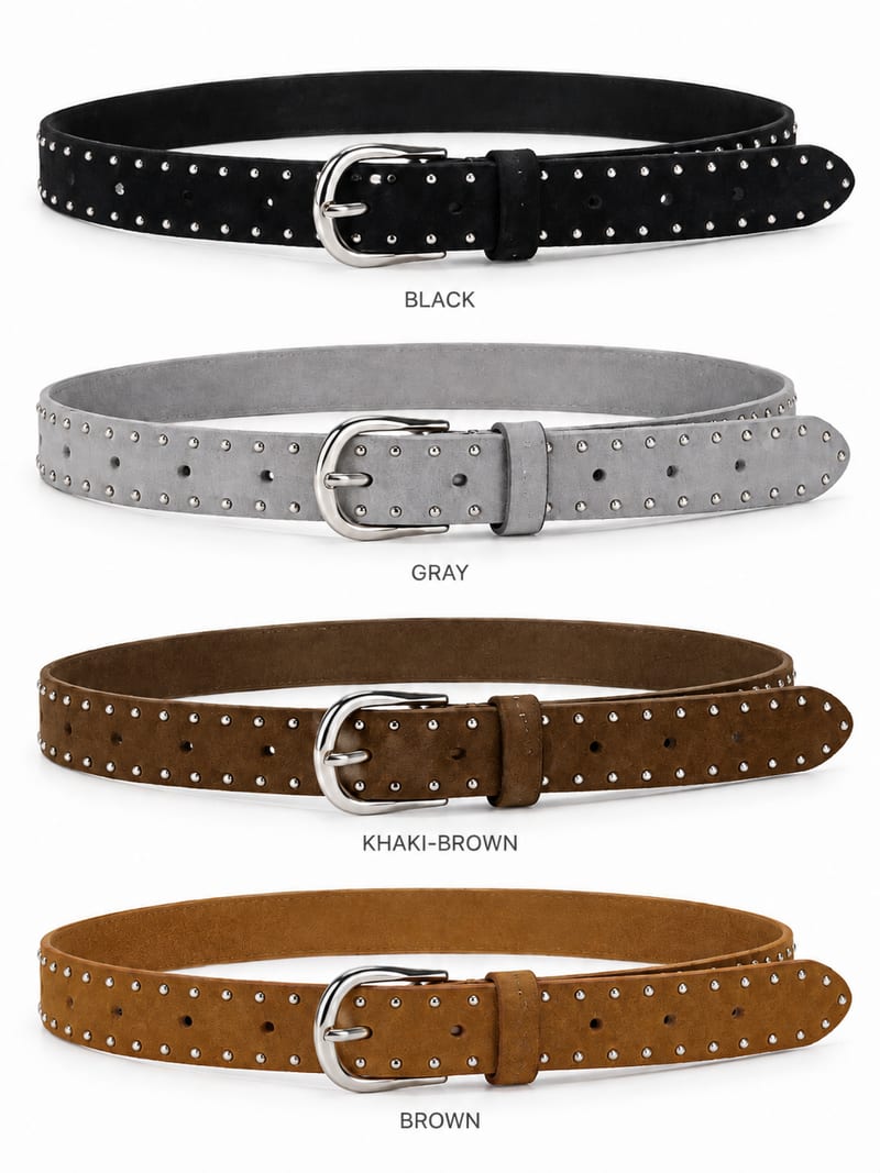 Suede Stud Belt 스웨이드 스터드 벨트 사진 14