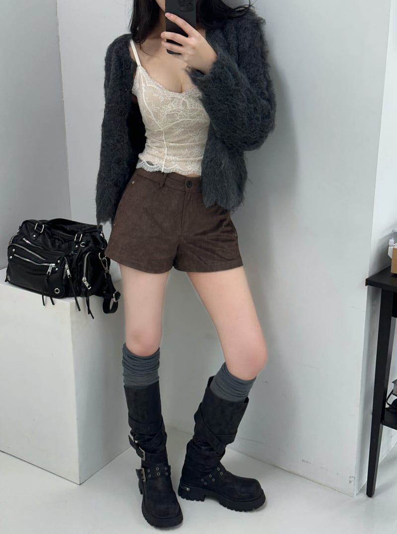 Wool Soft Whipped Heary Cardigan 울 소프트 휘핑 헤어리 가디건 사진 3