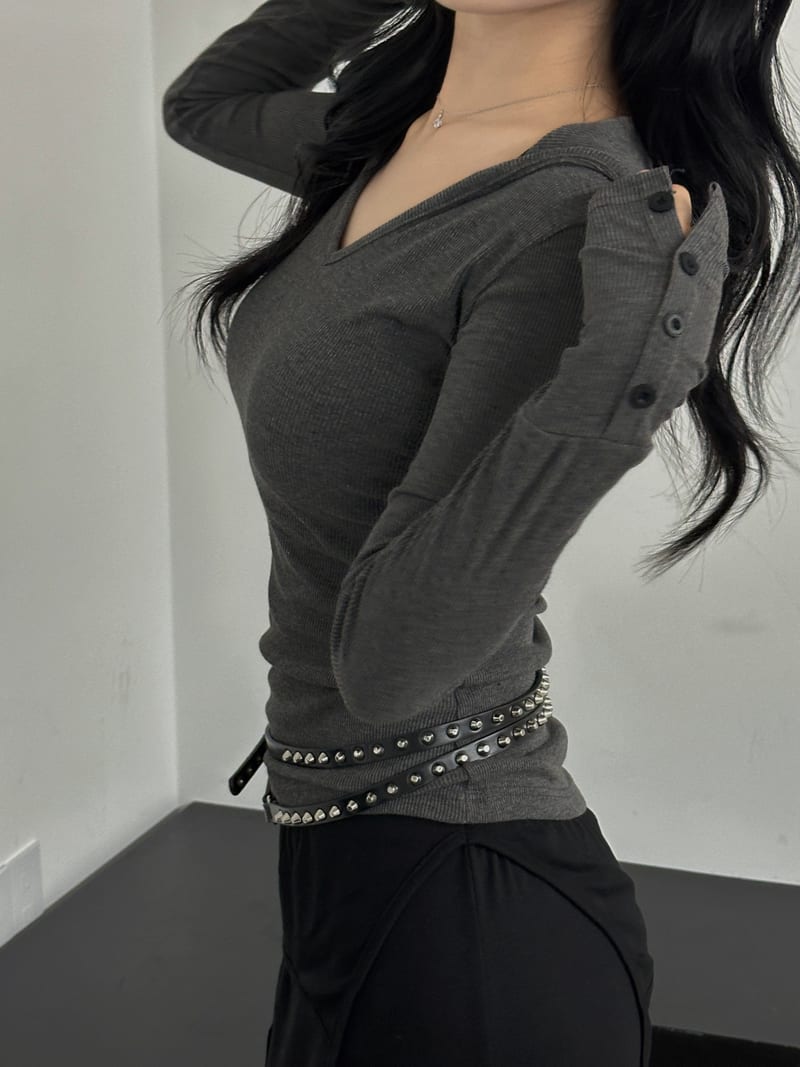 Double-Strap Stud Belt 더블 스트랩 스터드 벨트 사진 10