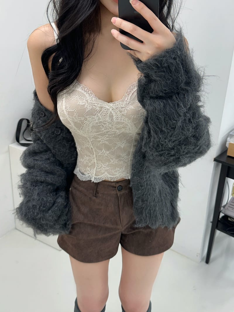 Wool Soft Whipped Heary Cardigan 울 소프트 휘핑 헤어리 가디건 사진 7