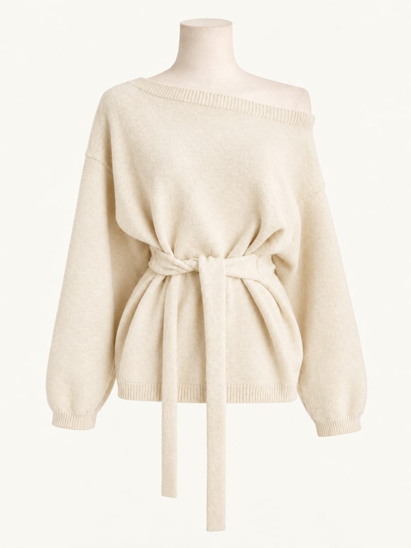 Off-shoulder strap-detail knit 오프숄더 스트랩 포인트 니트 사진 10