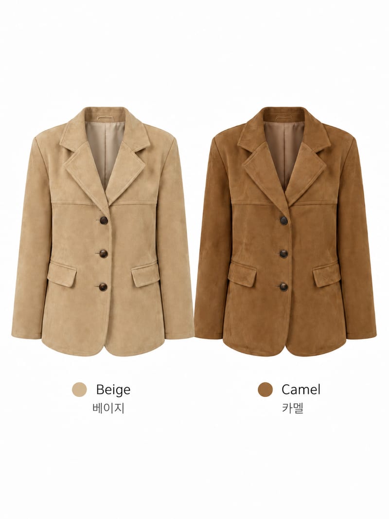 Suede Single Blazer Jacket 스웨이드 싱글 블레이저 자켓 사진 7